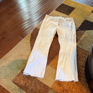 Stylish Cream Jeans for Women